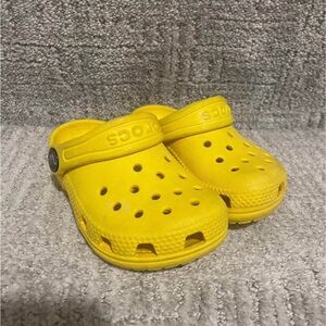 CROCS Kids' Bright Yellow Classic Clogs